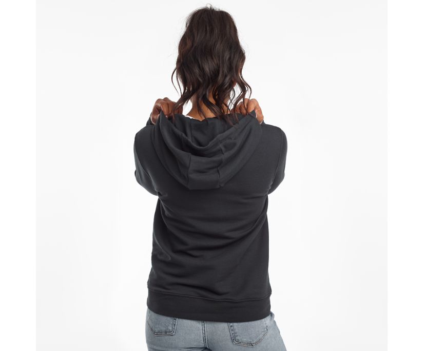 Saucony Rested Women's Shirts Black | AU 262WNBY